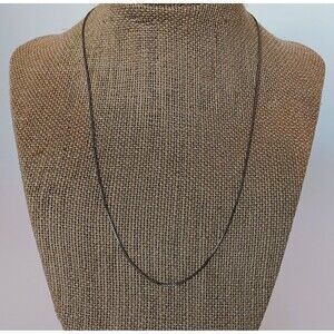 Ross Simons 1 mm 925 Sterling Silver Box Chain Necklace 16 in